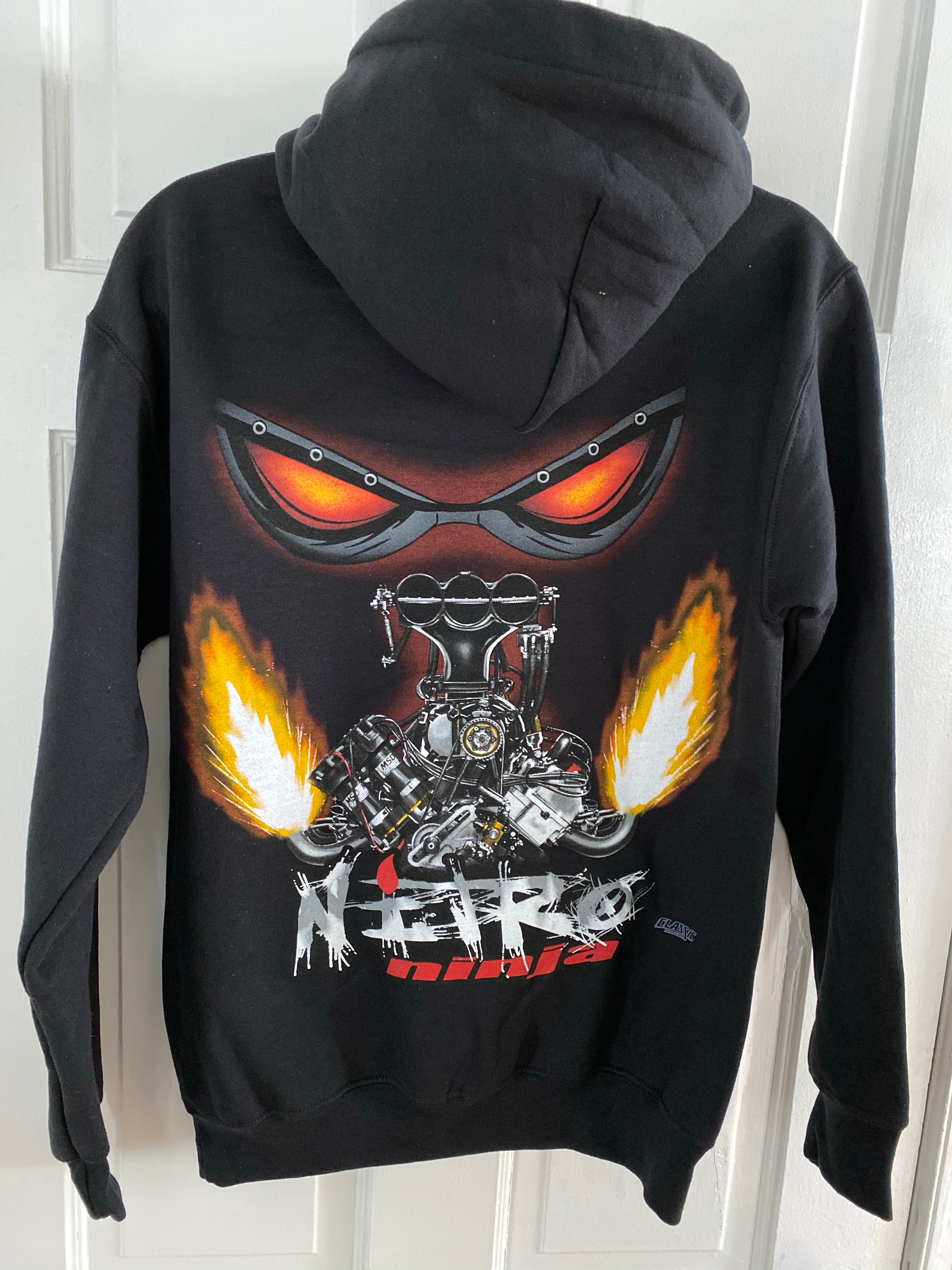 [GRAVER]★FLAME LOGO SWEATSHIRT Ninja Header Flame Hoodie – Lagana Racing